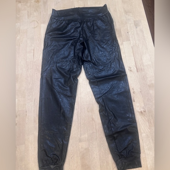 Commando Black Faux Leather Pants